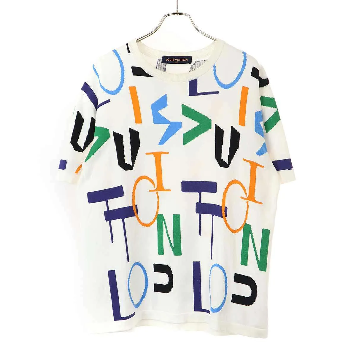 LOUIS VUITTON ルイヴィトン 20AW エレクトリックショートスリーブニットセーター RM202M USO HJN15W
