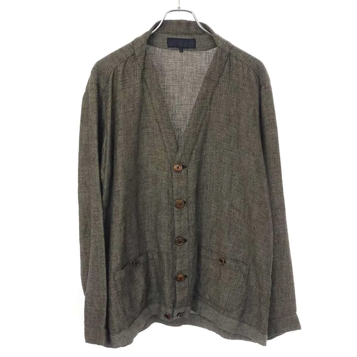 GEOFFREY B.SMALL ジェフリービースモール RIPE ARK別注 リネンコットンノーカラージャケット RNS18special