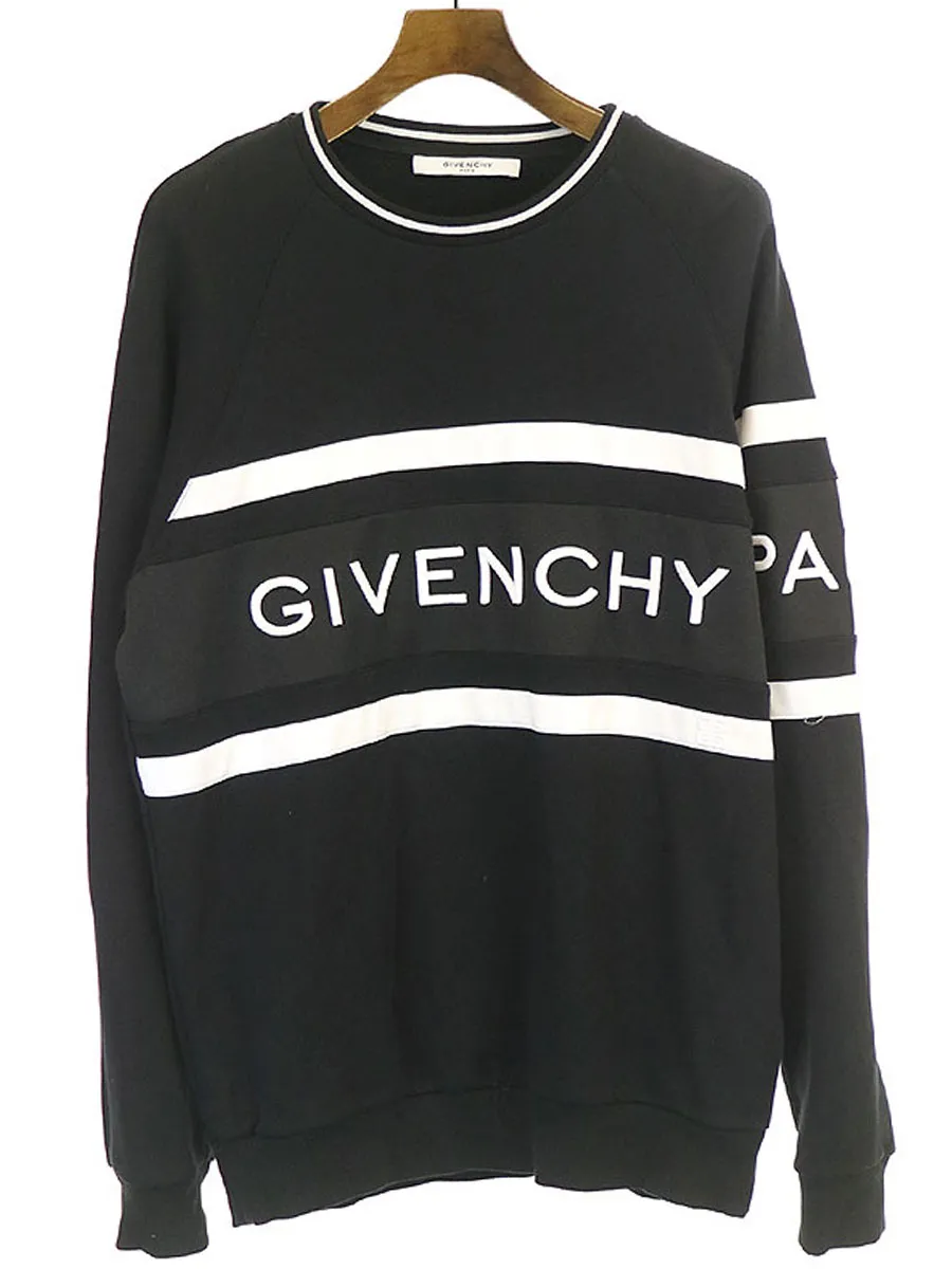 GIVENCHY ジバンシィ 19AW ロゴ刺繍スウェットトレーナー