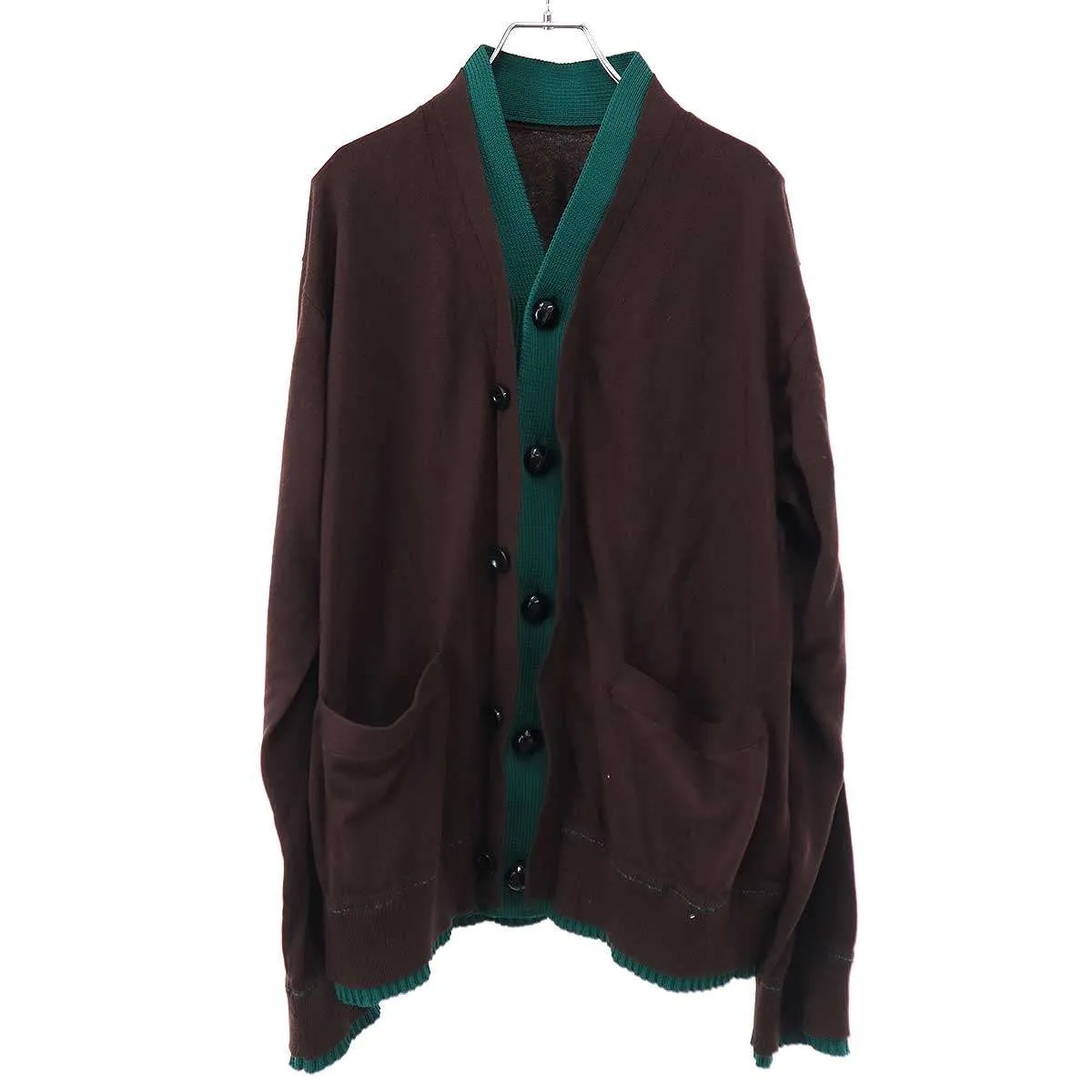 sacai サカイ 25SS Cotton Cashmere Knit Cardigan コットンカシミヤダブルカーディガン 25-03791M