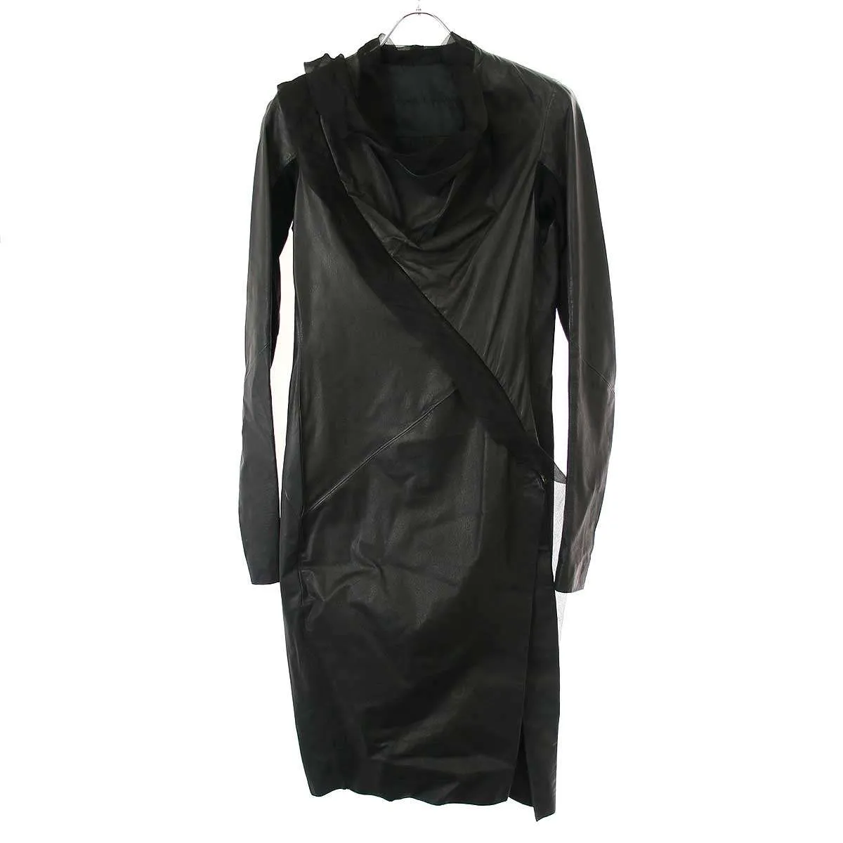 Rick Owens リックオウエンス シアーレザーライダースコート RP1901