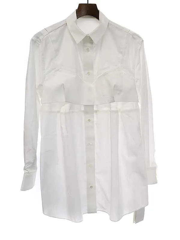 sacai サカイ 22SS ビスチェディテールシャツブラウス