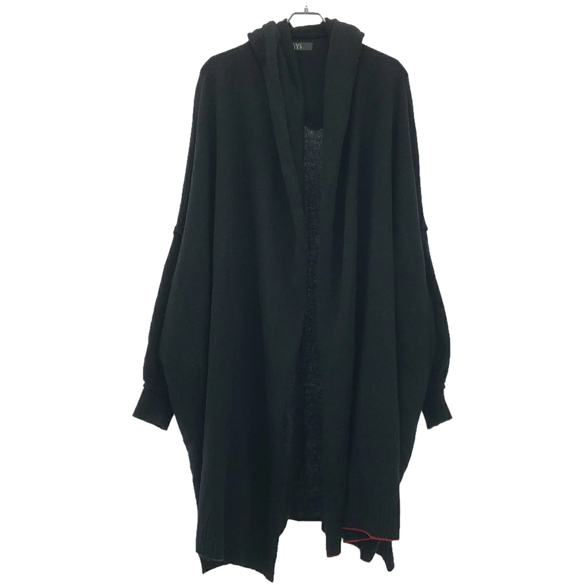 Y's ワイズ 23AW フーデッドニットガウンカーディガン