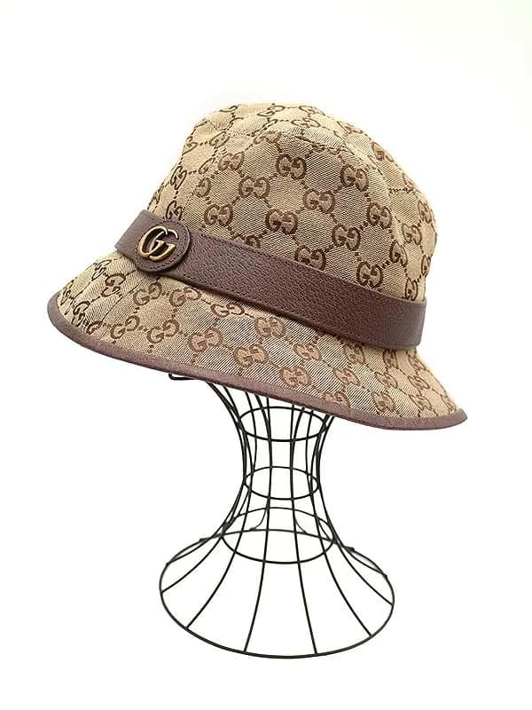 GUCCI グッチ GGキャンバスフェドラハット