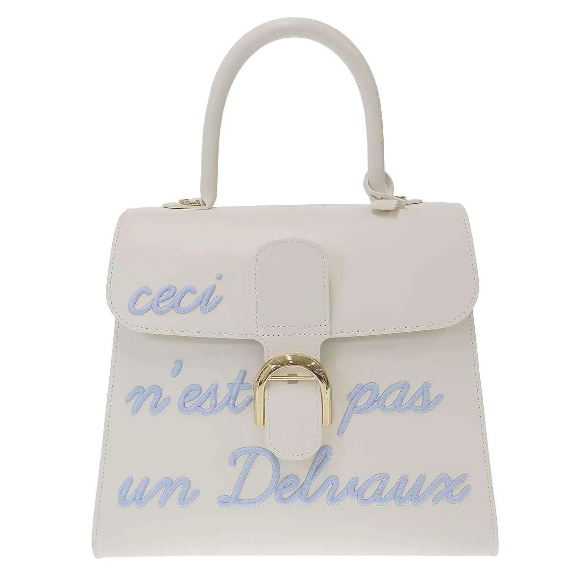 DELVAUX デルヴォー ルーモアMM L'Humour ボックスカーフ マグリットコレクション ショルダーバッグ
