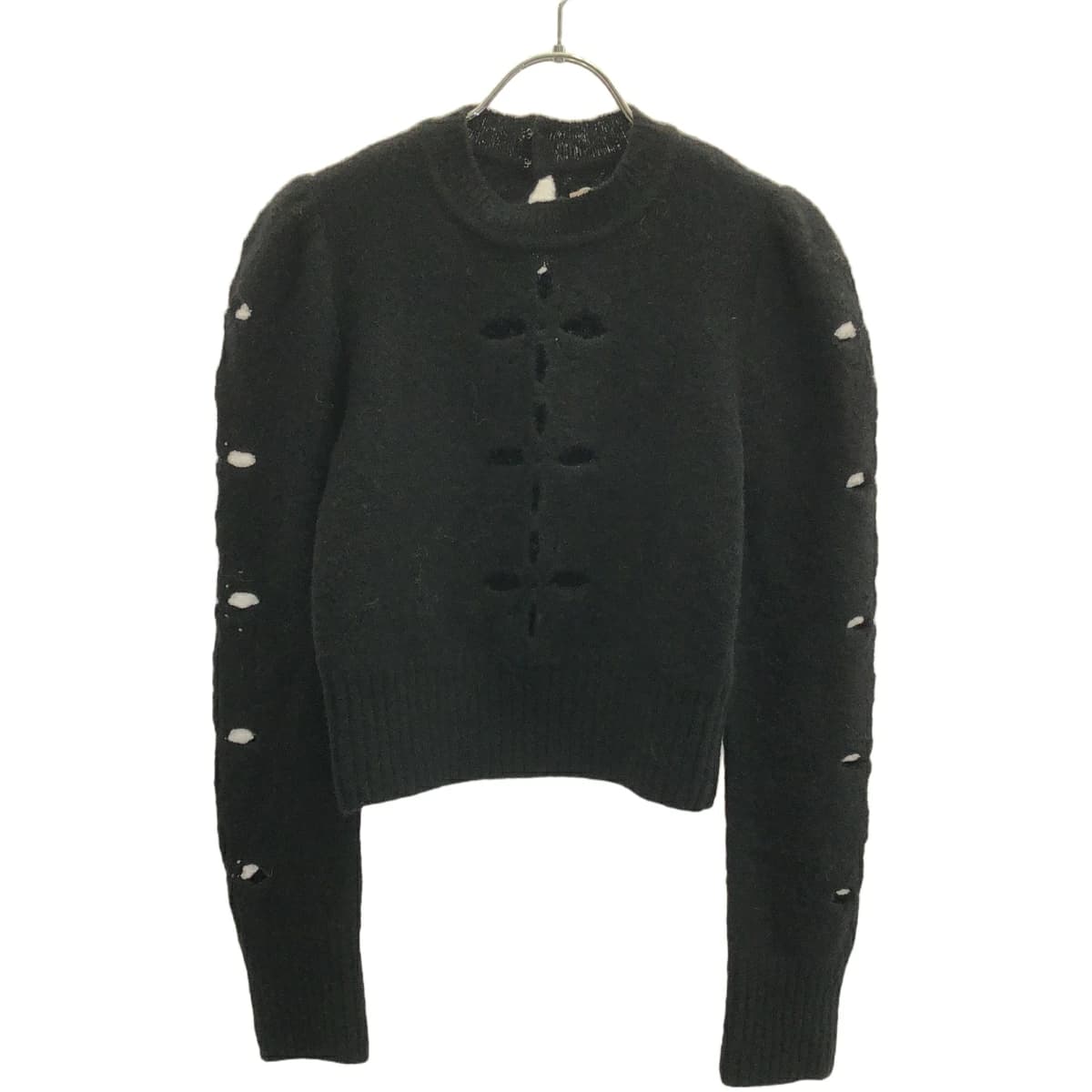 FETICO フェティコ エミフナヤマ 24AW Floral Slit Knit Jumper フローラルスリットパフスリーブニット トップス FTC244-0706