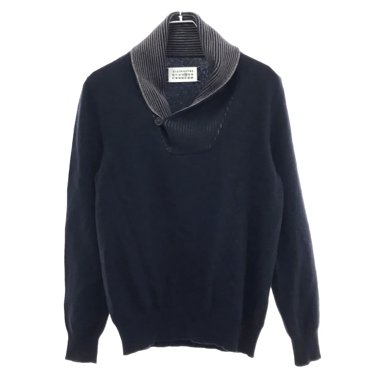 Maison Margiela メゾン マルタン マルジェラ 14 11AW ショールカラーニットセーター