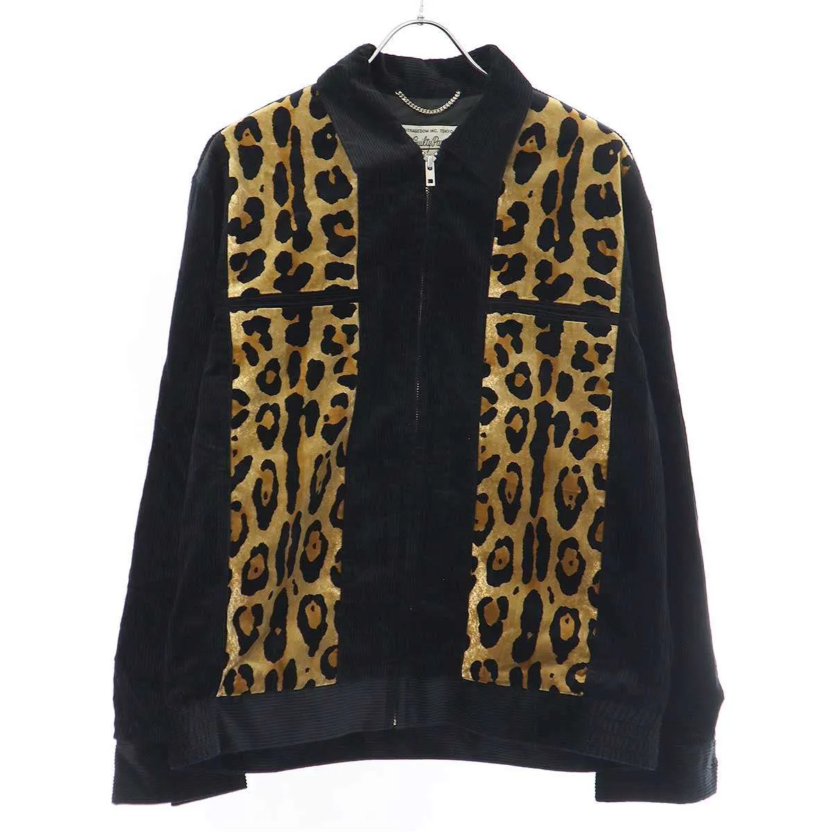 WACKO MARIA ワコマリア DUCA VISCONTI社製生地 50’S JACKET (TYPE-1) レオパード切替コーデュロイジャケット