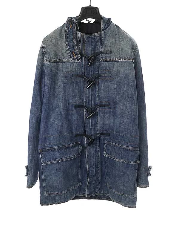 Dior HOMME ディオールオム 14AW デニムダッフルコート