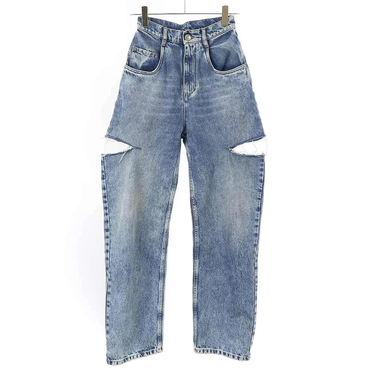 Maison Margiela メゾン マルジェラ 20AW スラッシュディテールデニムデニムパンツ