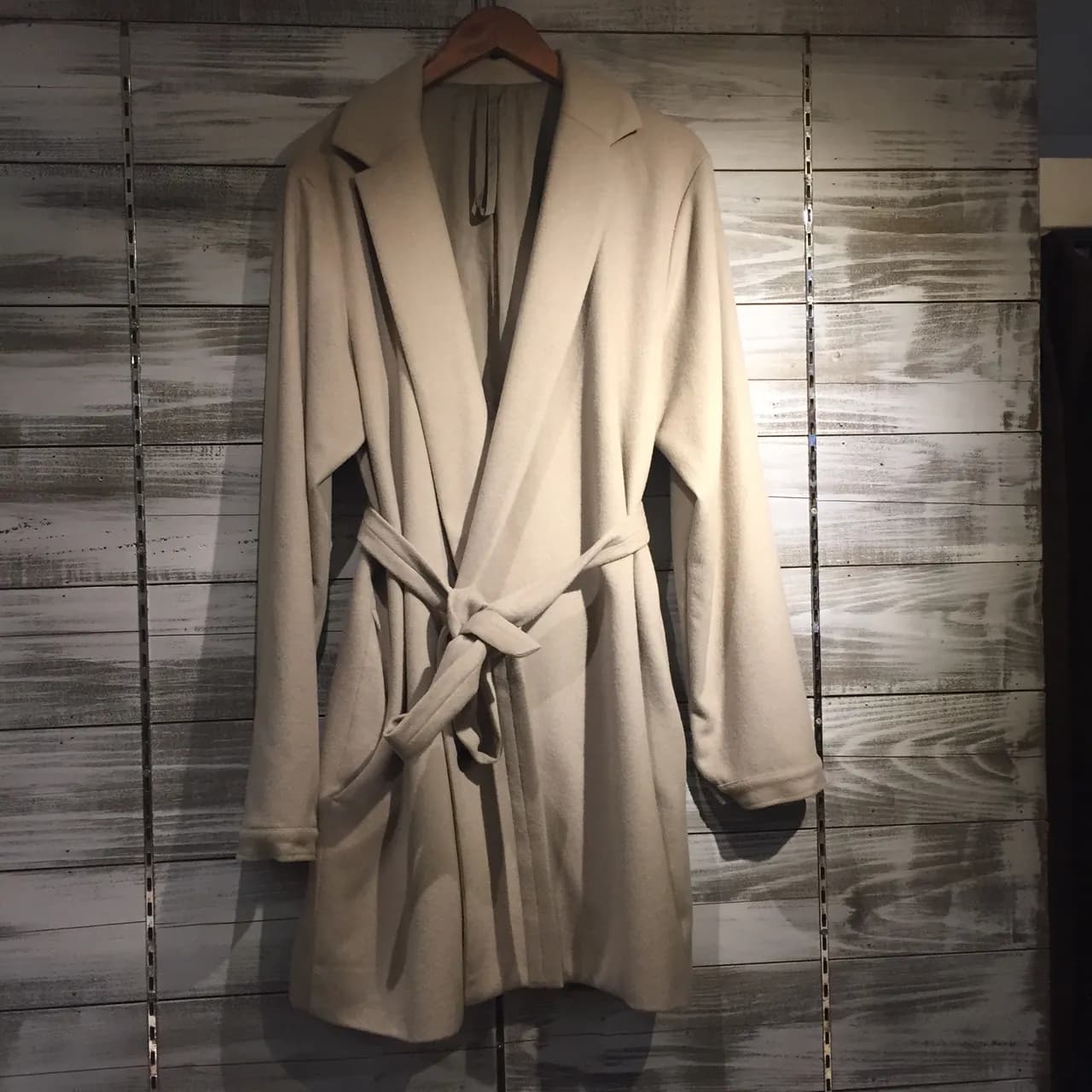 Edwina Horl Edwina Horl カシミヤ混ダブルブレストローブコート