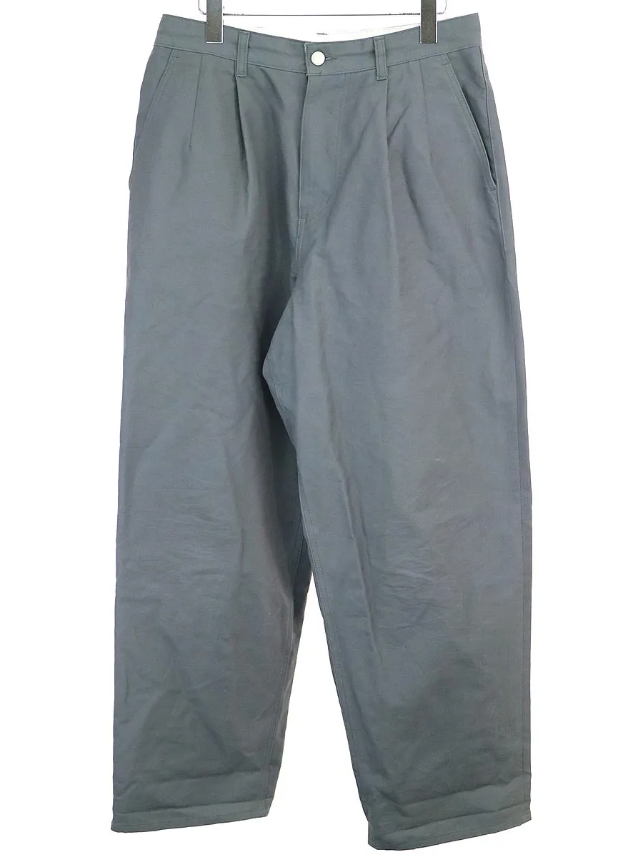 Graphpaper グラフペーパー 20AW Double Cloth Peach Two Tuck Pants ダブルクロスピーチツータックパンツ