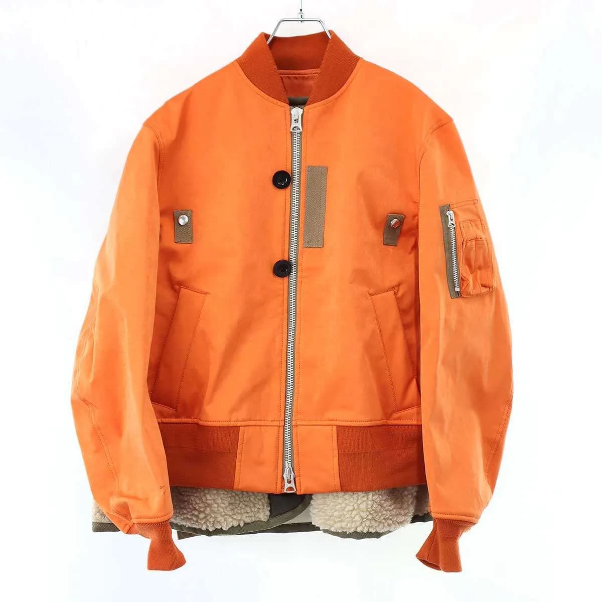 sacai サカイ 23AW Faux Suede Mix Blouson ミックスブルゾン ジャケット
