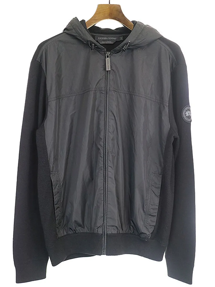 CANADA GOOSE カナダグース WINDBRIDGE HOODY ウィンドブリッジフーディ ニットスリーブナイロンパーカー