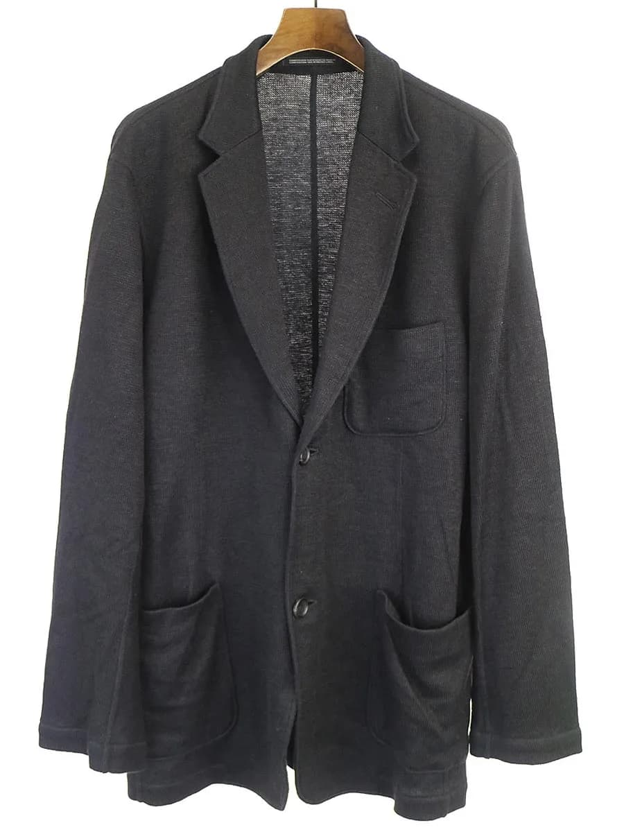 Yohji Yamamoto ヨウジヤマモト コスチュームド オム 15SS INDUSTYLE TOKYO リネン混2Bジャケット