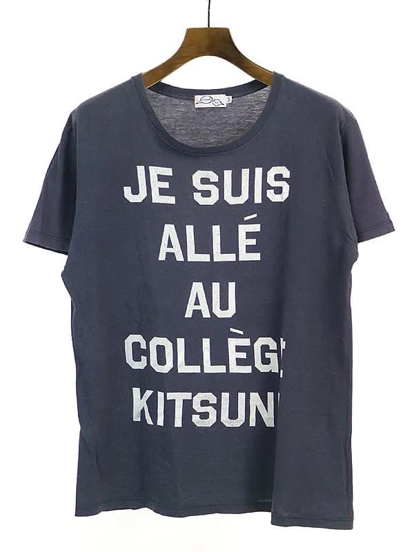 MAISON KITSUNE キツネ ティー プリントTシャツ