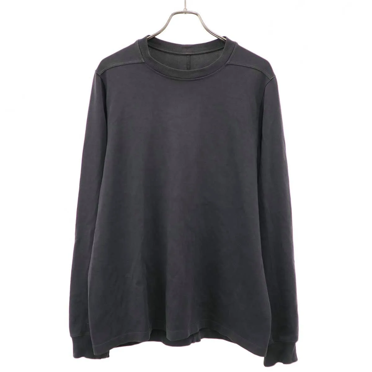 Rick Owens リックオウエンス 19SS ヘビーコットンクルーネックロングスリーブTシャツ RU19S2277-BA