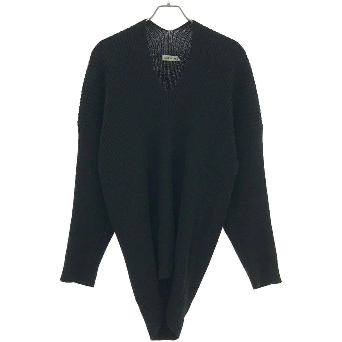 BALENCIAGA バレンシアガ オーバーサイズVネックニットセーター