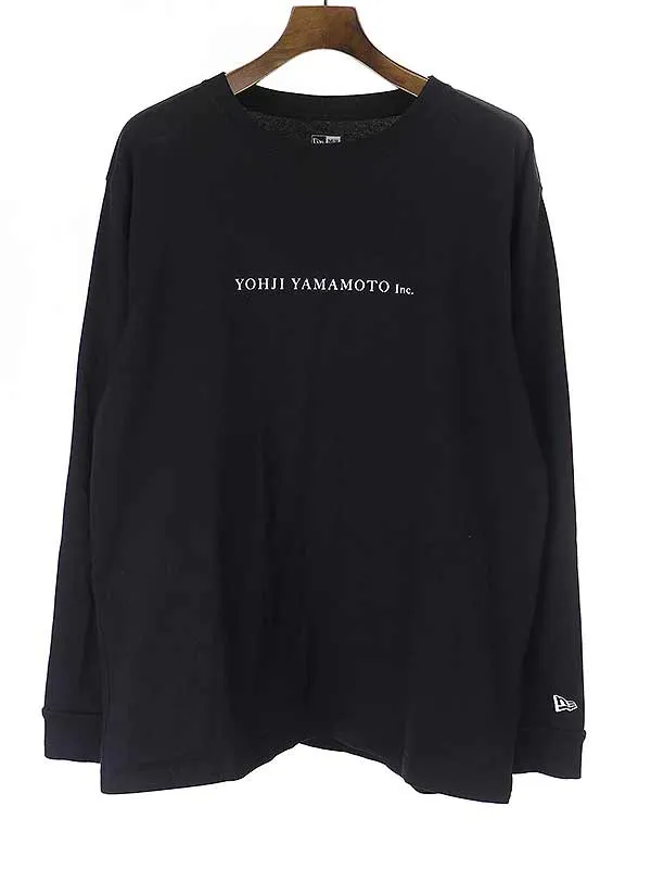 Yohji Yamamoto ヨウジヤマモト × ニューエラ 20SS バックプリントロングスリーブカットソー
