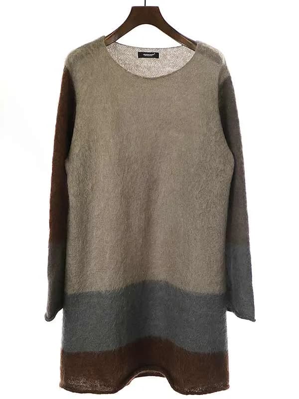 UNDERCOVER アンダーカバー 20AW Mohair Bicolor Knit モヘアルーズニットセーター