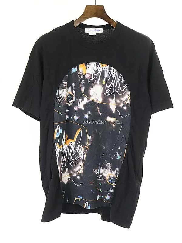 COMME des GARCONS コムデギャルソン シャツ×フューチュラ 20AW グラフィックプリントデザインTシャツ