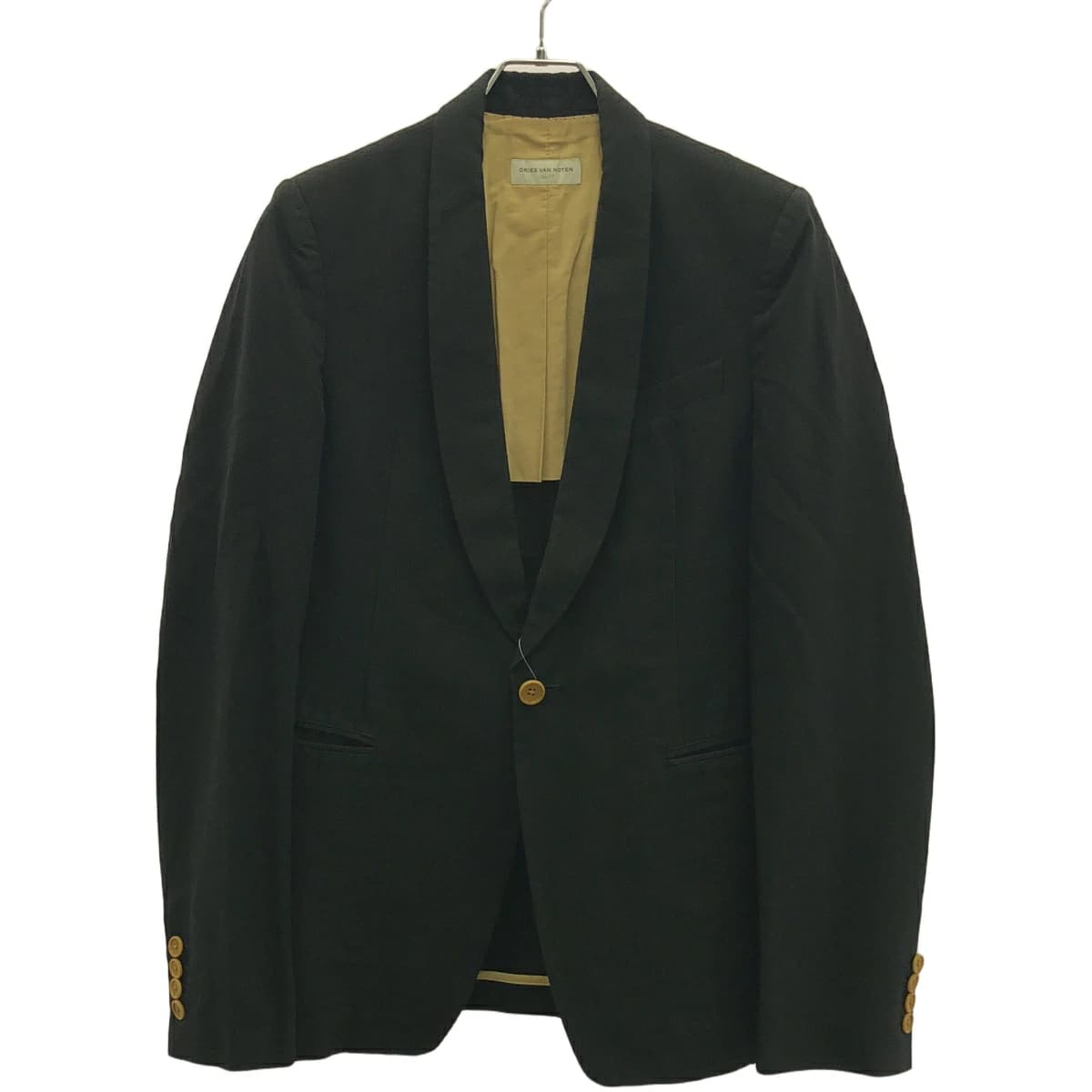 DRIES VAN NOTEN ドリスヴァンノッテン 3ピース ショールカラージャケット&ワイドパンツセットアップスーツ 1157-343-0244