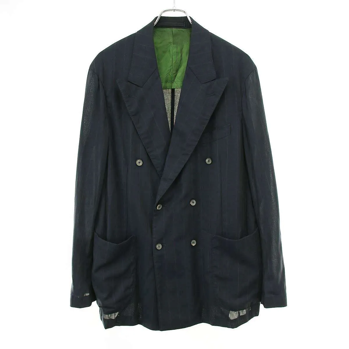 MAATEE&SONS マーティーアンドサンズ UNCON WASHED DOUBLE BREASTED JACKET ダブルブレステッドテーラードジャケット MT5103-0002B