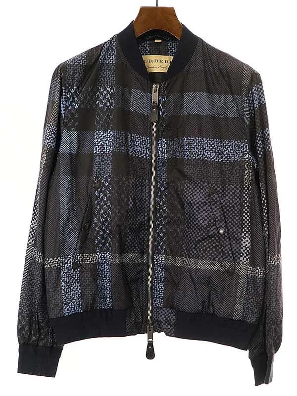 BURBERRY バーバリー 総柄ナイロンボンバージャケット