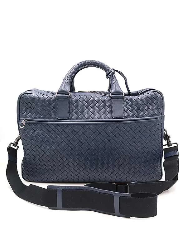 BOTTEGA VENETA ボッテガヴェネタ イントレチャート2WAYブリーフレザーバッグ