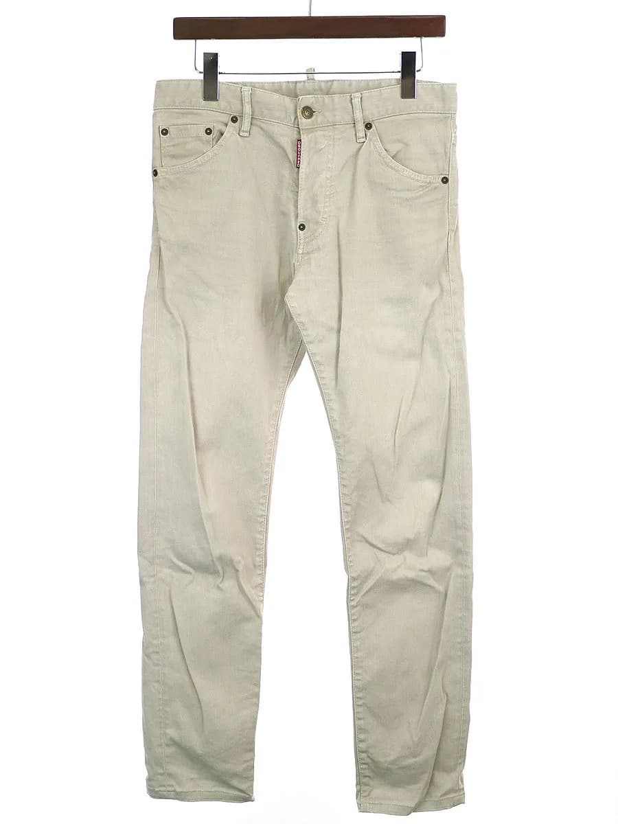 DSQUARED2 ディースクエアード 14SS COOL GUY JEAN ジップポケットストレッチデニムパンツ