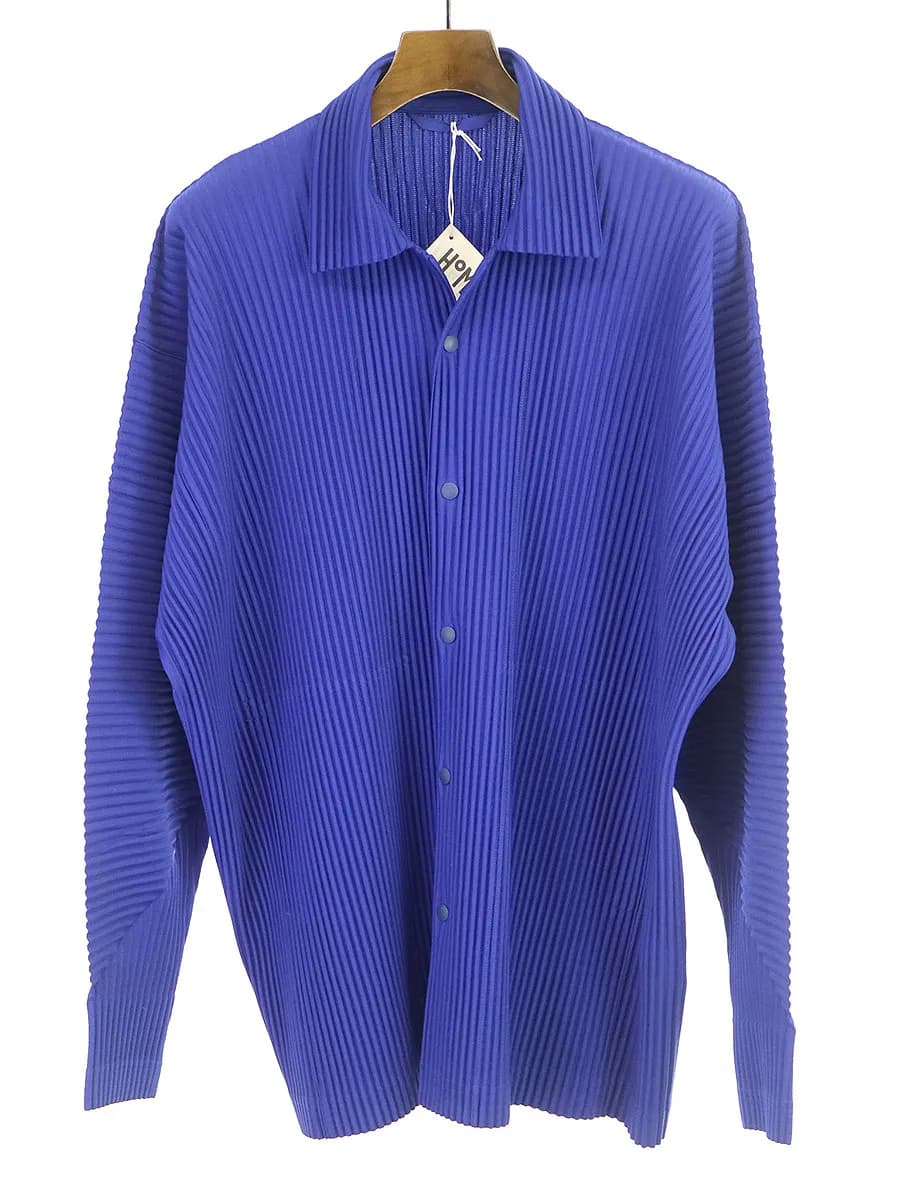 ISSEY MIYAKE オム プリッセ イッセイミヤケ 19AW プリーツ加工シャツジャケット