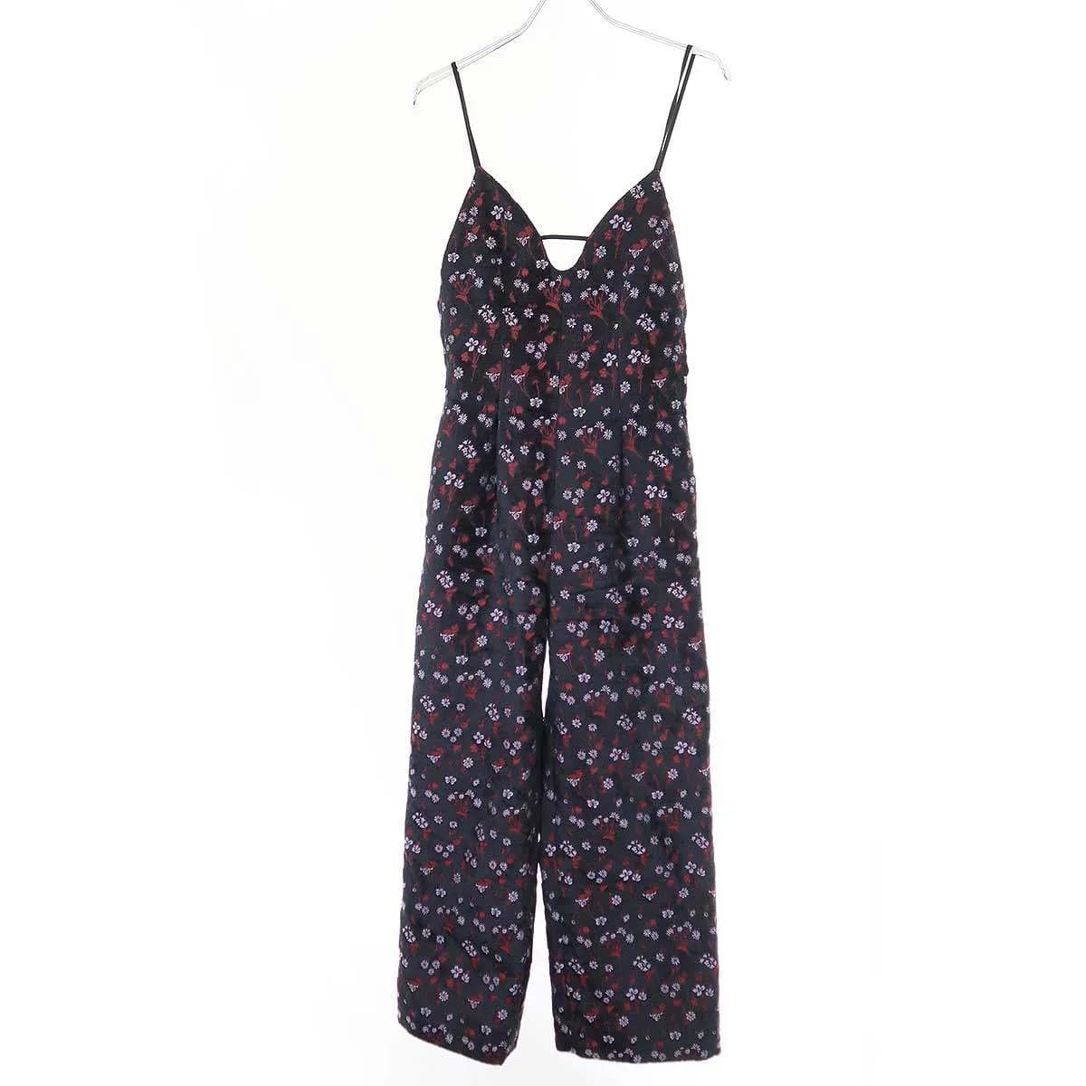 Mame Kurogouchi マメ クロゴウチ 22AW Floral Jacquard Sleeveless Jumpsuits ジャガードスリーブレスジャンプスーツ