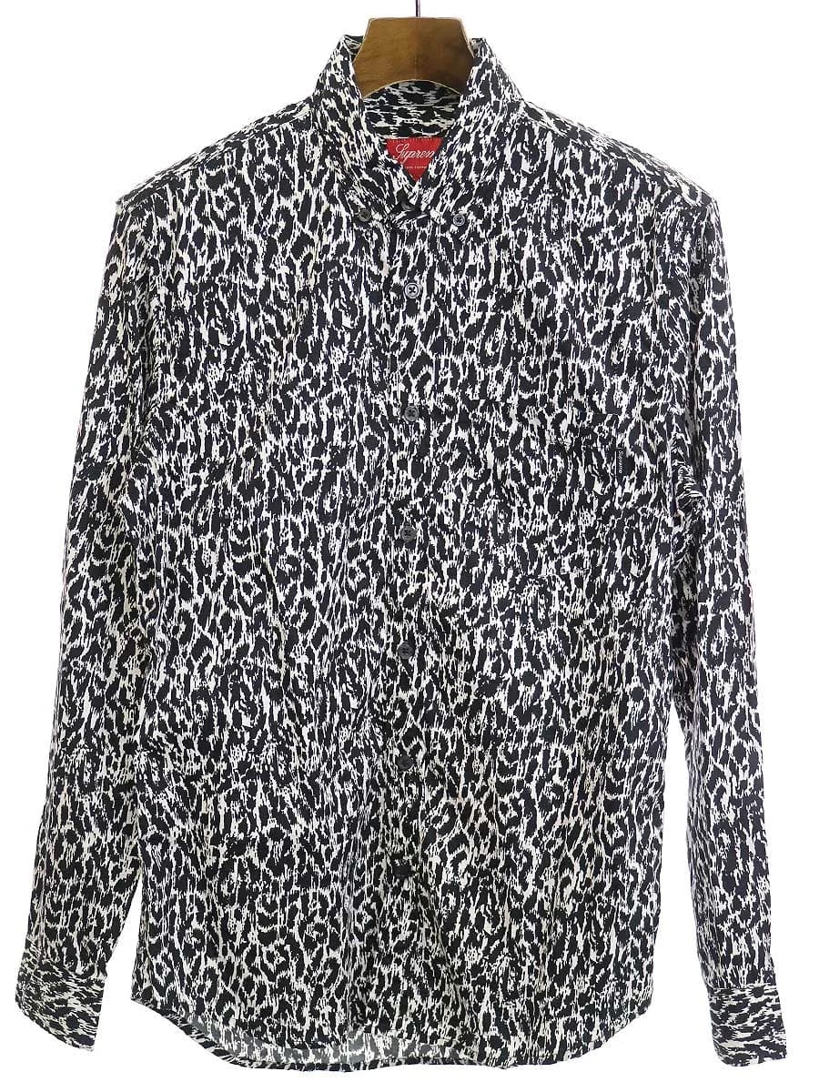 Supreme シュプリーム 13SS Leopard Shirt レオパード総柄コットンシャツ