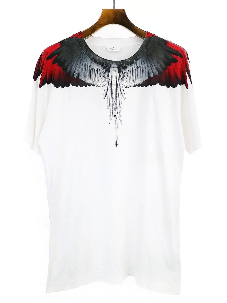 MARCELO BURLON マルセロバーロン 19SS フェザープリントTシャツ