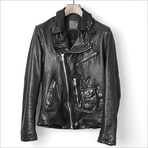 ISAMU KATAYAMA BACKLASH ISAMU KATAYAMA BACKLASH イサムカタヤマ バックラッシュ 16SSmaxsixジャパンステア製品染めダブルライダース