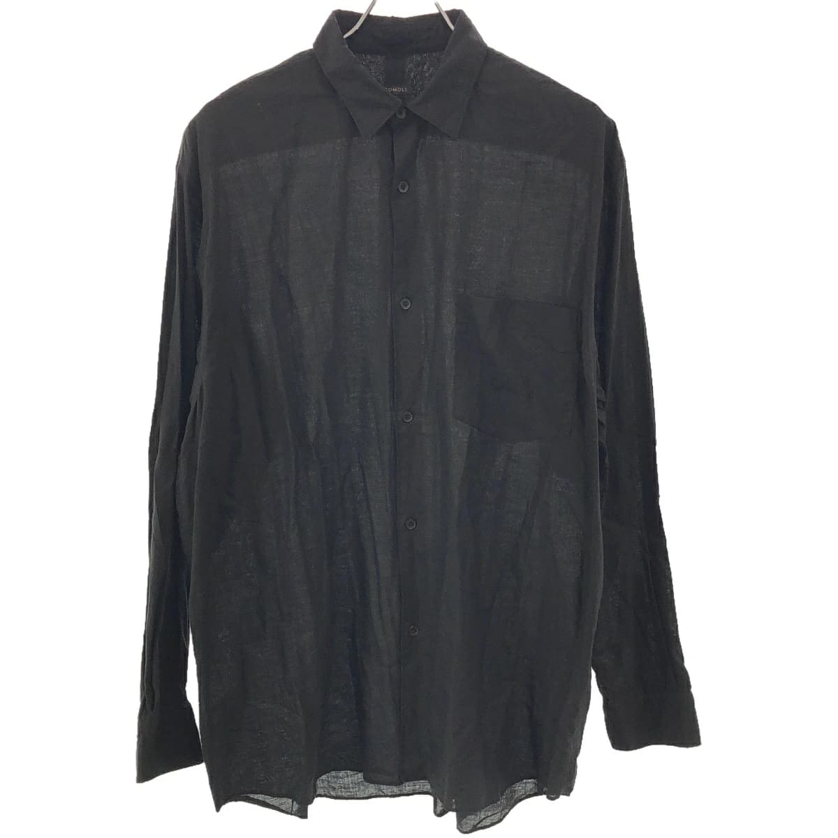 COMOLI コモリ 24SS KHADI COTTON SHIRT オーバーサイズコットン長袖シャツ Z01-02011