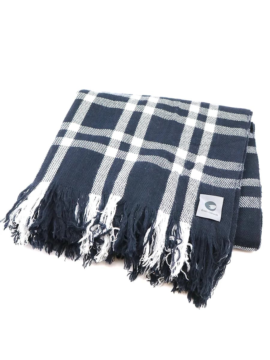 denis colomb デニス コロン Nara Blanket Nomad Midnight Blue カシミヤブランケット ショールマフラー