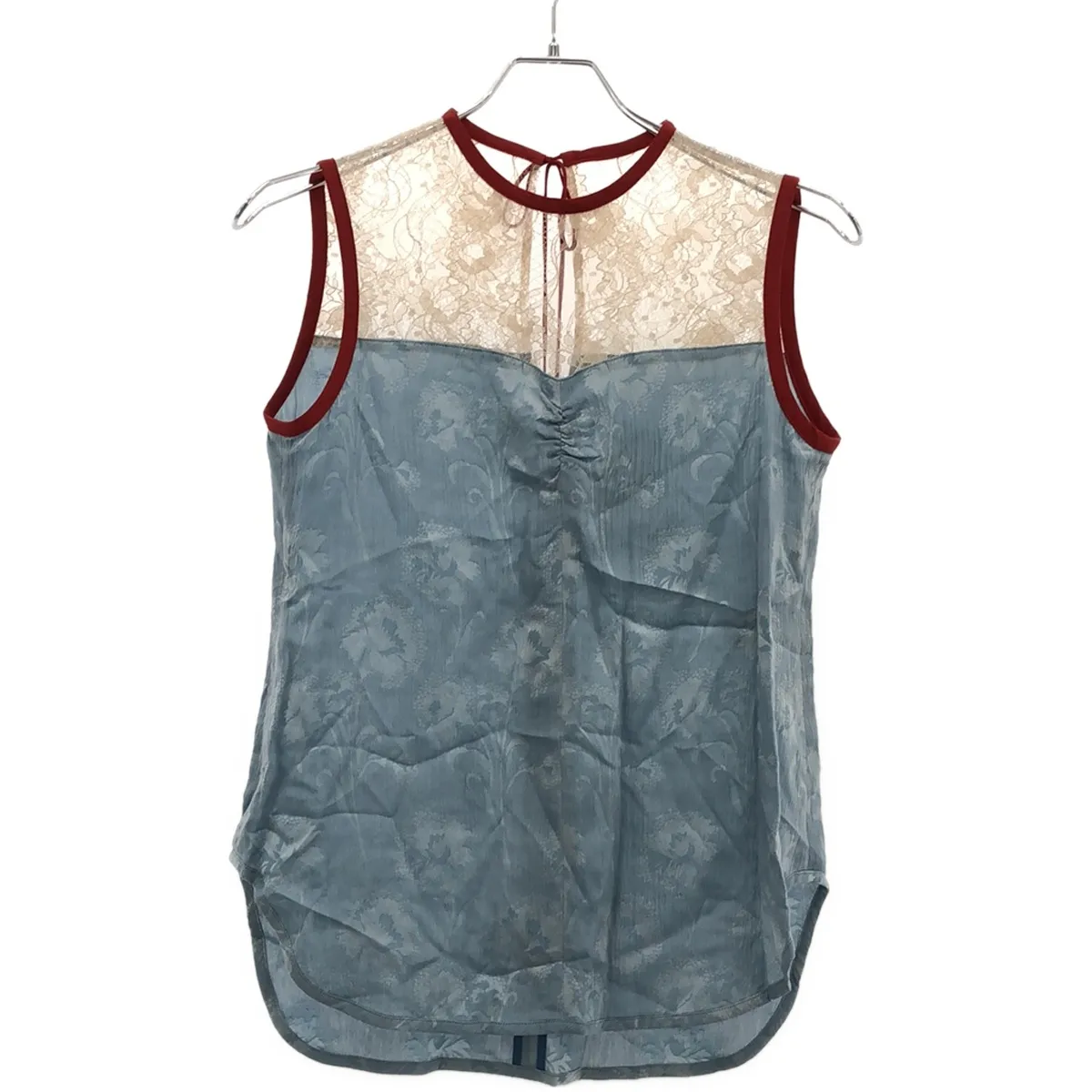 Mame Kurogouchi マメ クロゴウチ 18SS Carnation Willow Sleeveless Tops ノースリーブトップス