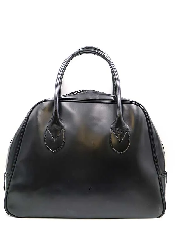 COMME des GARCONS コムデギャルソン 青山店限定 スクエアレザーハンドバッグ