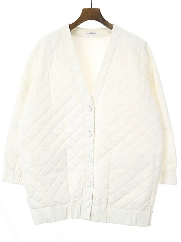 MADISON BLUE マディソンブルー 22SS CARDIGAN JK QUILTING PE TWILL キルティングカーディガンジャケット
