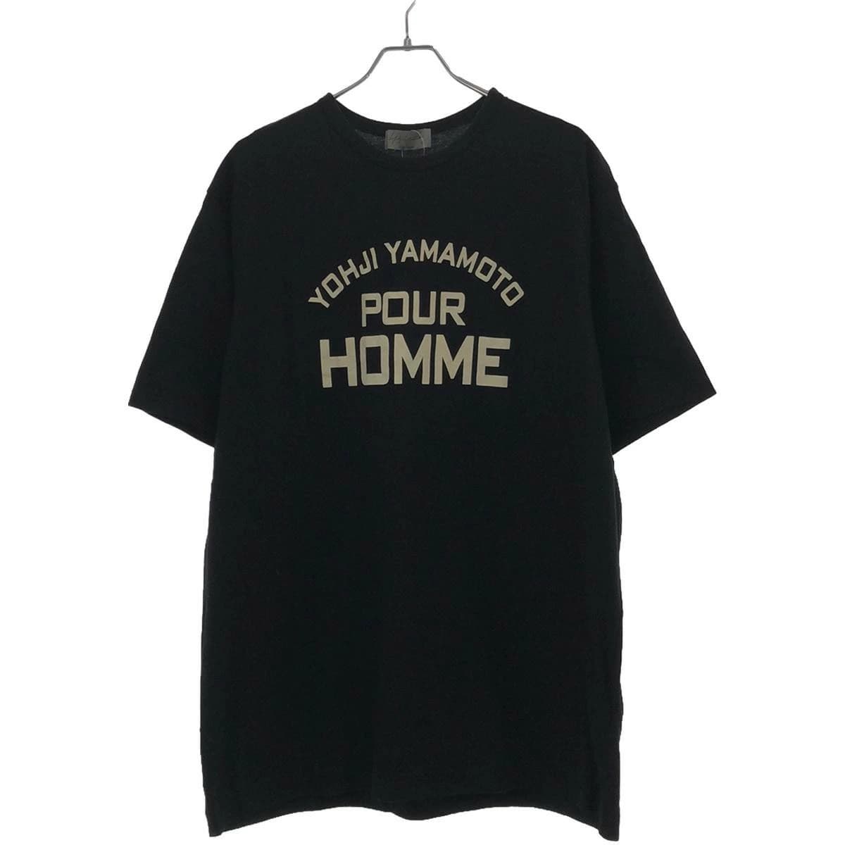 Yohji Yamamoto ヨウジヤマモト プールオム 24AW POUR HOMME PRINT HALF SLEEVE T プールオムプリントハーフスリーブTシャツ