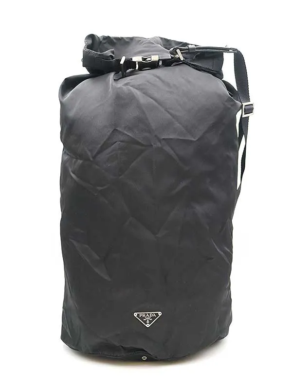 PRADA プラダ トライアングルロゴナイロンワンショルダーバッグ