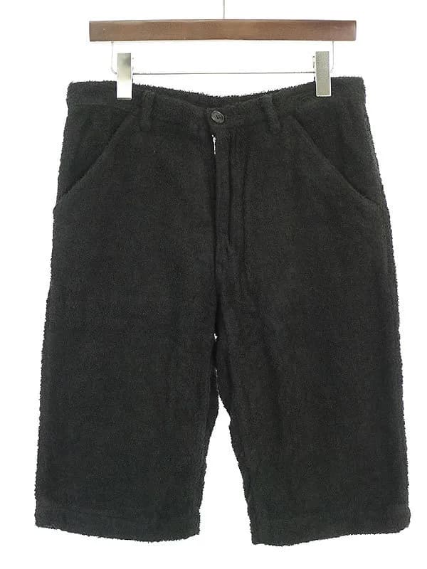 COMME des GARCONS コムデギャルソン オム プリュス 13SS パイル地ショートパンツ