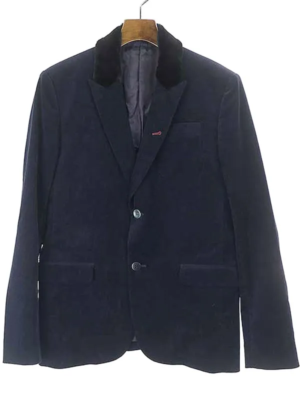 UNDERCOVER アンダーカバーイズム 12AW ラビットファー切替コーデュロイセットアップスーツ