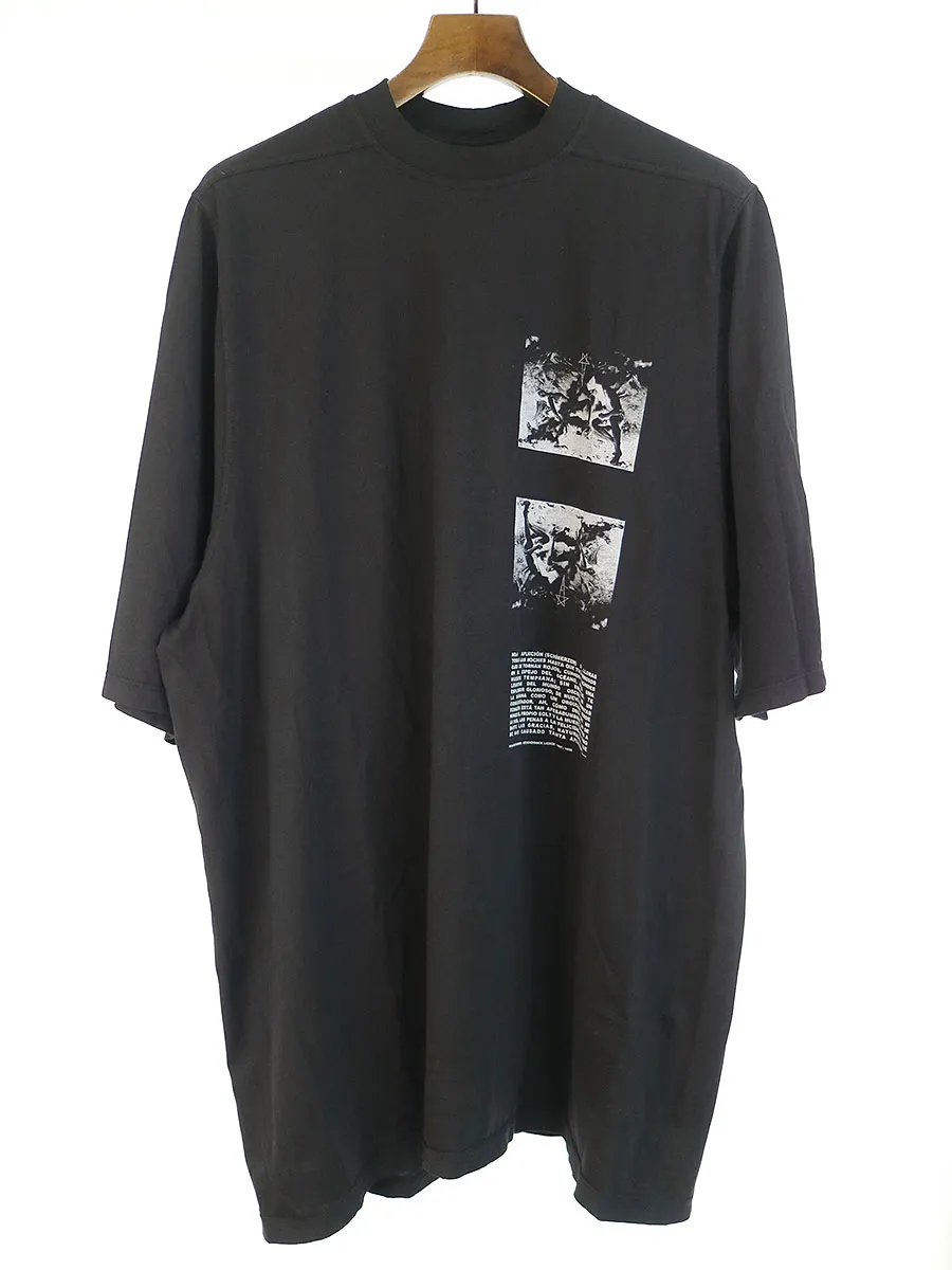 Rick Owens ダークシャドウバイリックオウエンス 20SS JUMBO TEE フォトプリントTシャツ