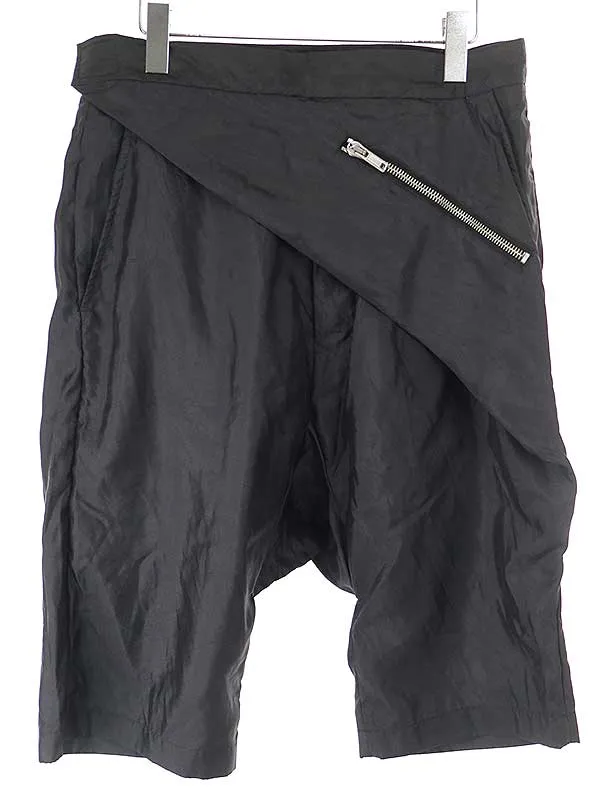 Rick Owens リックオウエンス 12SS DRAPED SWING SHORT シルク混サルエルラップショーツ