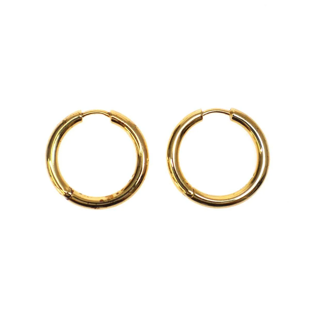 TOM WOOD トムウッド 9k Classic Hoop Medium フープピアスセット