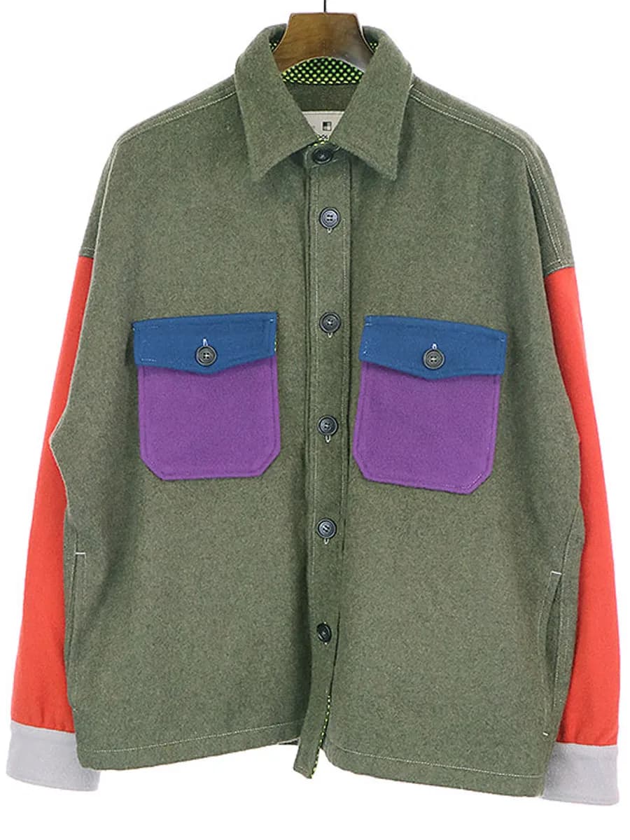 N.HOOLYWOOD エヌハリウッド×ウールリッチ 19AW CPOウールシャツ