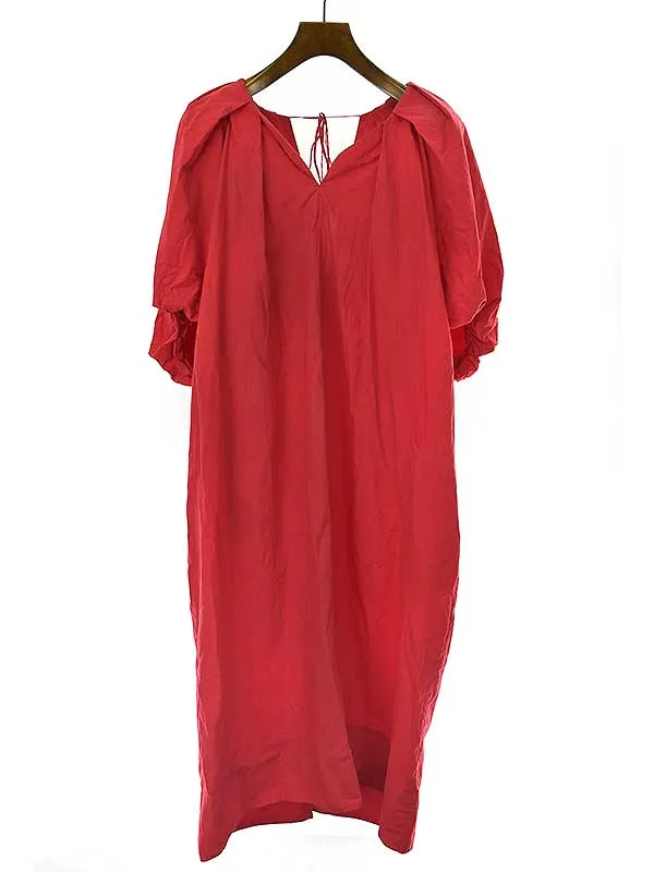SAYAKA DAVIS サヤカ デイヴィス 22SS CITYSHOP別注 VEGITABLE DYED DRESS オーガニックコットンドレス