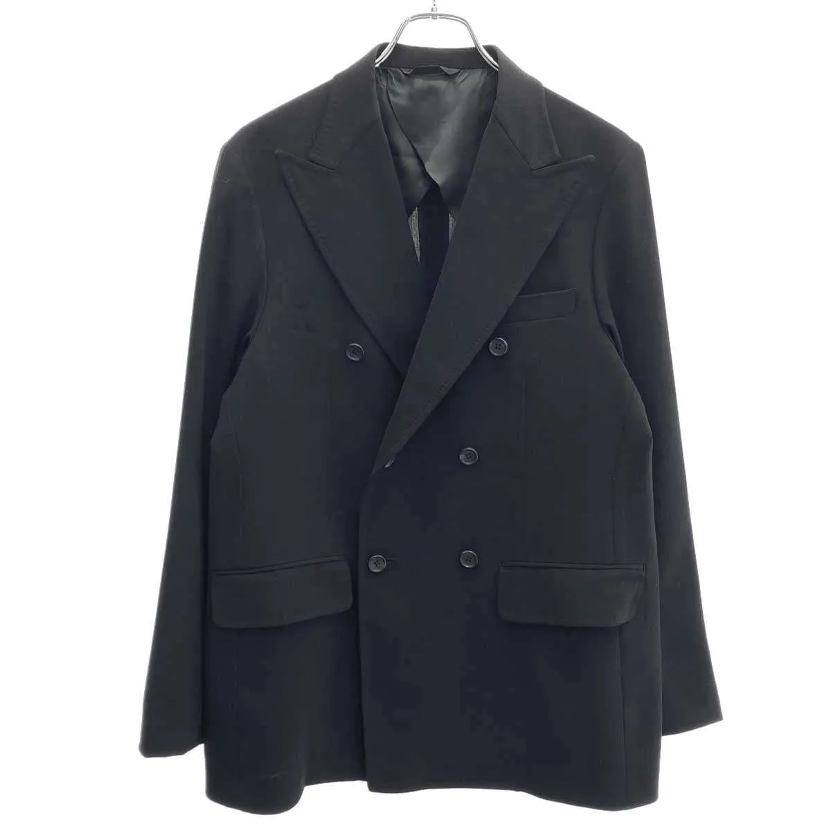 RAINMAKER レインメーカー 23SS DOUBLE BREASTED JACKET ダブルブレステッドジャケット RM231-031 ブラック 4(46)